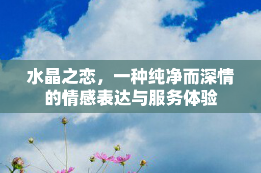一种纯净而深情的情感表达与服务体验图片