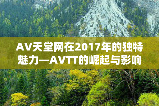 AV天堂网在2017年的独特魅力图片