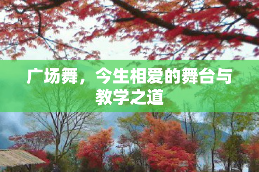 今生相爱的舞台与教学之道图片