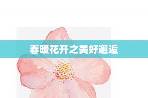 春暖花开之美好邂逅图片