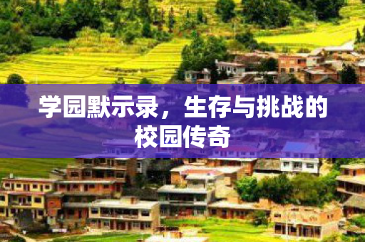 生存与挑战的校园传奇图片