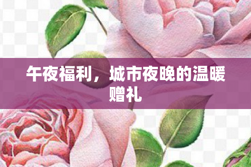 城市夜晚的温暖赠礼图片