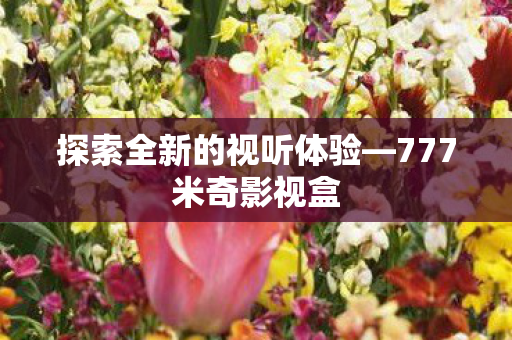 探索全新的视听体验图片