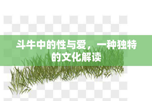 一种独特的文化解读图片