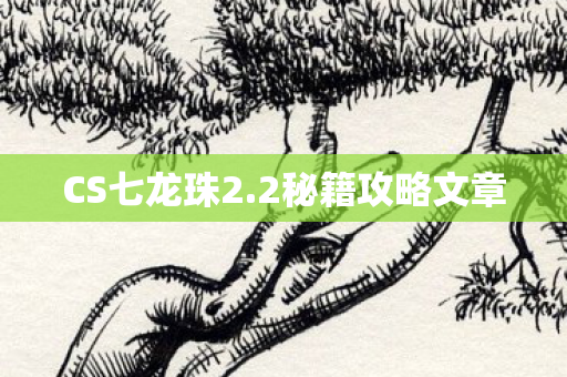 2秘籍攻略文章图片