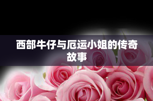西部牛仔与厄运小姐的传奇故事图片