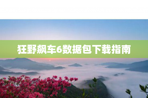 狂野飙车6数据包下载指南图片