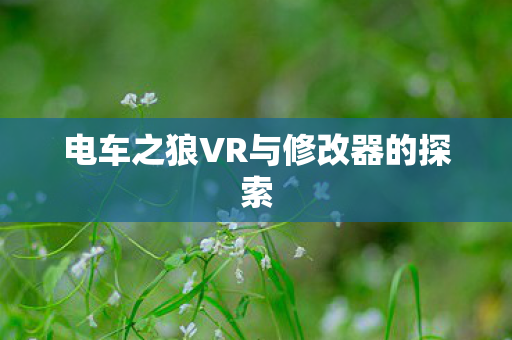 电车之狼VR与修改器的探索图片