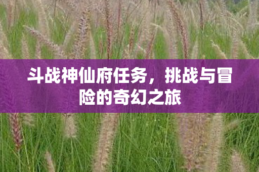 挑战与冒险的奇幻之旅图片