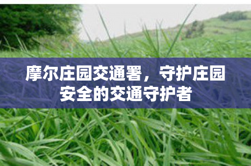 守护庄园安全的交通守护者图片