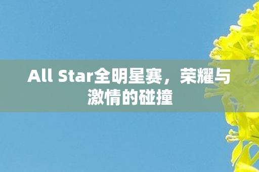 All Star全明星赛图片