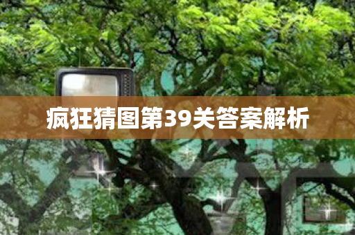 疯狂猜图第39关答案解析图片
