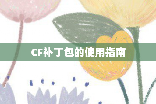 CF补丁包的使用指南图片