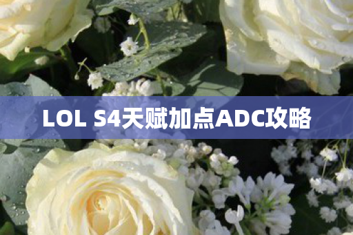 LOL S4天赋加点ADC攻略图片