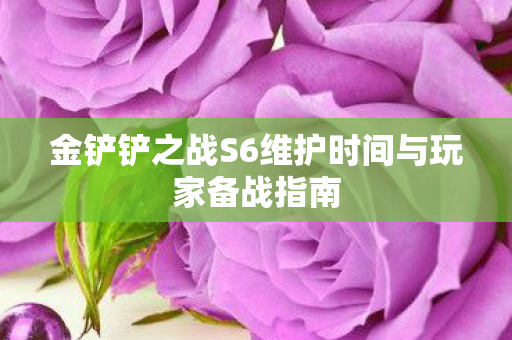 金铲铲之战S6维护时间与玩家备战指南图片
