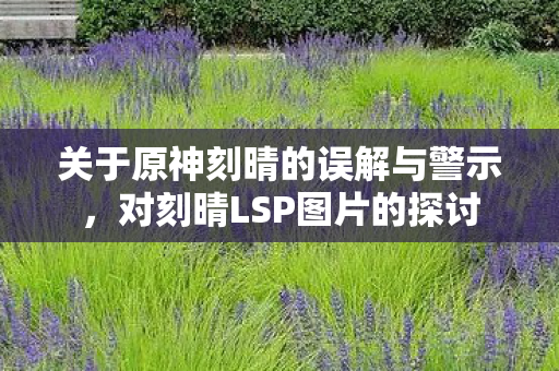 关于原神刻晴的误解与警示图片