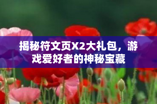 揭秘符文页X2大礼包图片