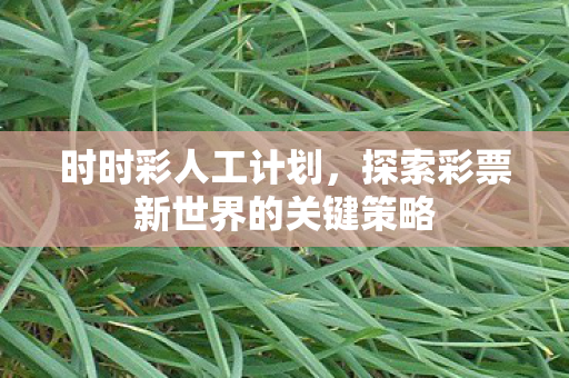 探索彩票新世界的关键策略图片