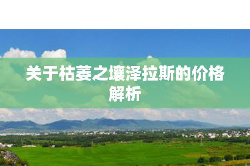 关于枯萎之壤泽拉斯的价格解析图片
