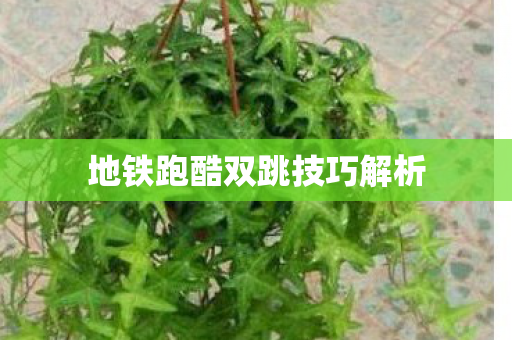 地铁跑酷双跳技巧解析图片