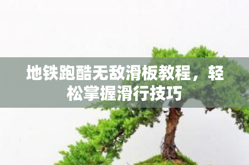 地铁跑酷无敌滑板教程图片