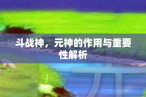 元神的作用与重要性解析图片