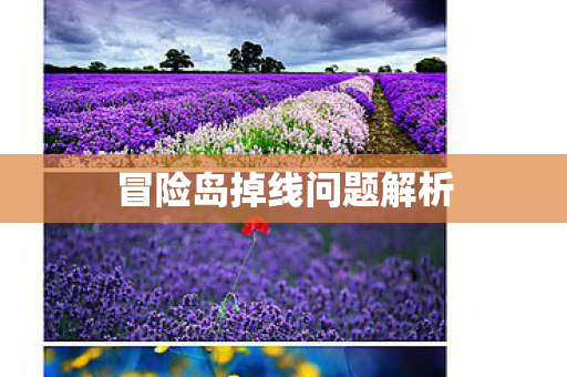 冒险岛掉线问题解析图片