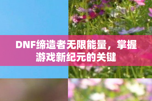 DNF缔造者无限能量图片