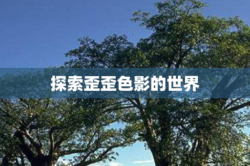 探索歪歪色影的世界图片