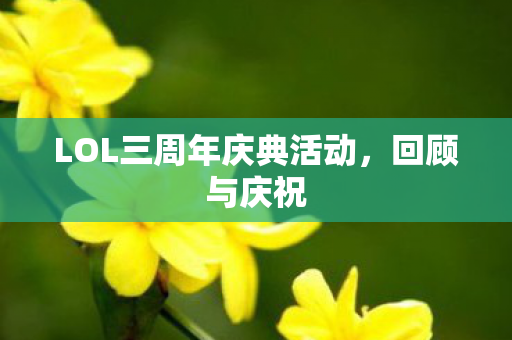 LOL三周年庆典活动图片