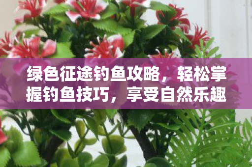 绿色征途钓鱼攻略图片