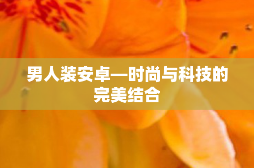 时尚与科技的完美结合图片