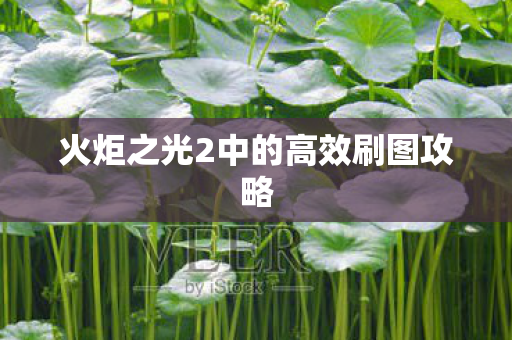 火炬之光2中的高效刷图攻略图片