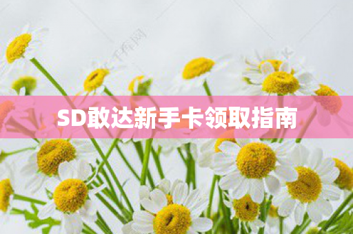 SD敢达新手卡领取指南图片