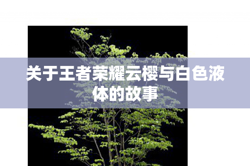 关于王者荣耀云樱与白色液体的故事图片
