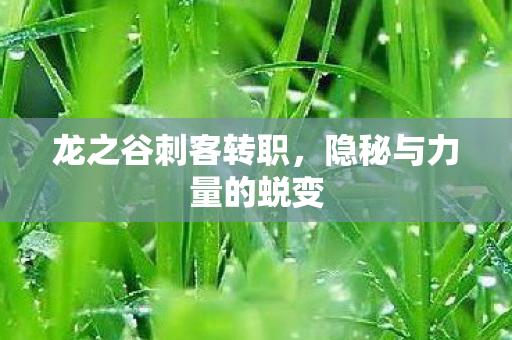 隐秘与力量的蜕变图片