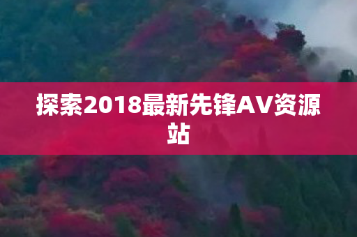 探索2018最新先锋AV资源站图片