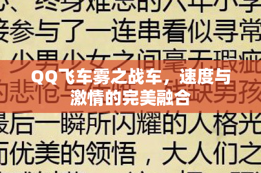 速度与激情的完美融合图片