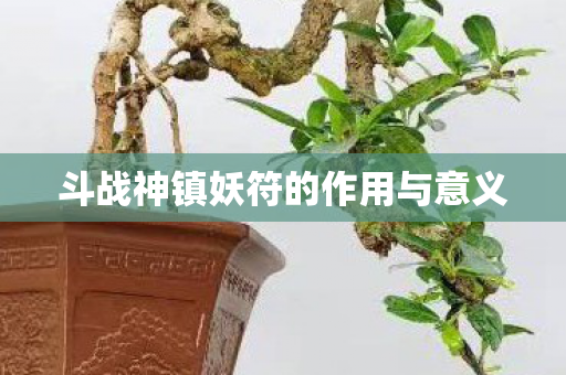 斗战神镇妖符的作用与意义图片