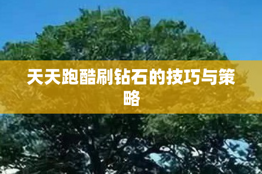 天天跑酷刷钻石的技巧与策略图片