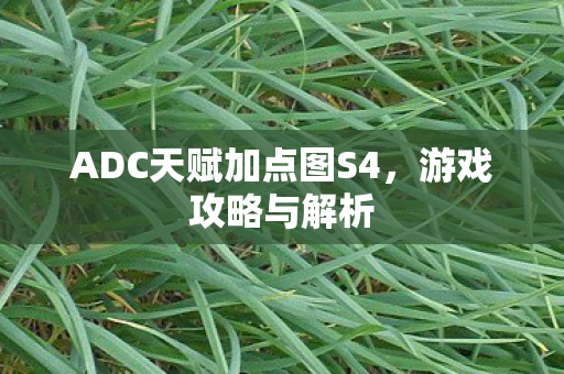 ADC天赋加点图S4图片