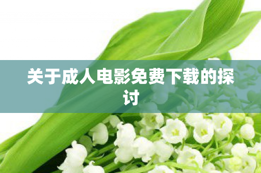 关于成人电影免费下载的探讨图片