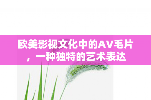 欧美影视文化中的AV毛片图片