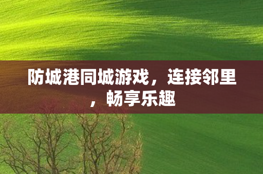 防城港同城游戏图片