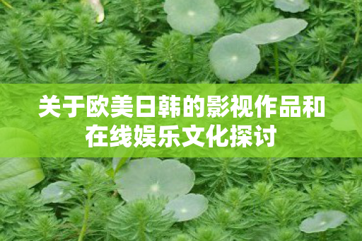 关于欧美日韩的影视作品和在线娱乐文化探讨图片