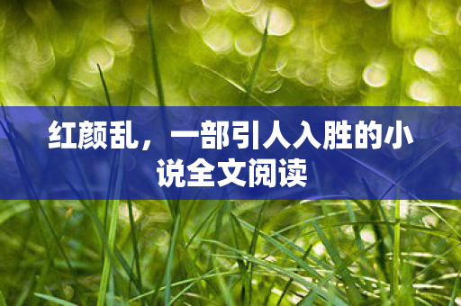 一部引人入胜的小说全文阅读图片