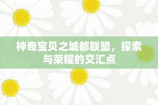 神奇宝贝之城都联盟图片
