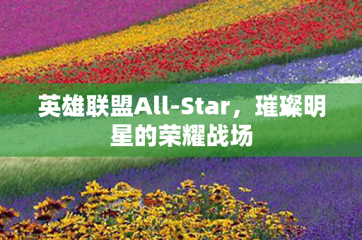 璀璨明星的荣耀战场图片