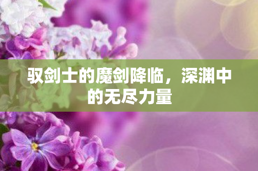 驭剑士的魔剑降临图片