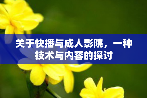 一种技术与内容的探讨图片